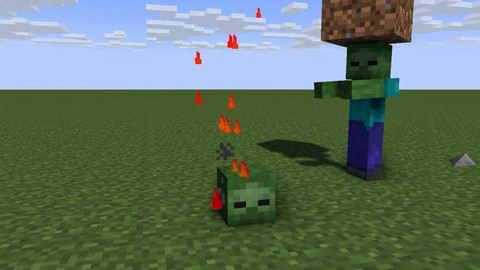 我的世界怎么做僵尸王