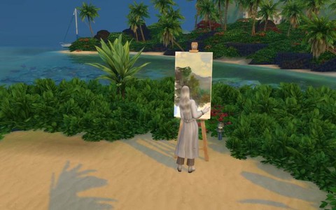 模拟人生4怎么画壁画[图1]