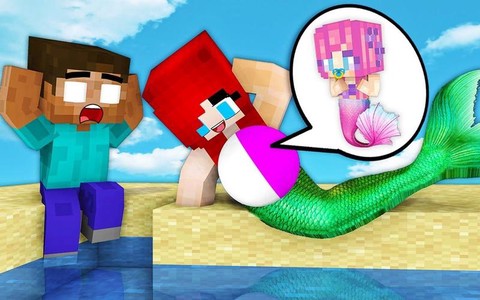 我的世界怎么做美人鱼